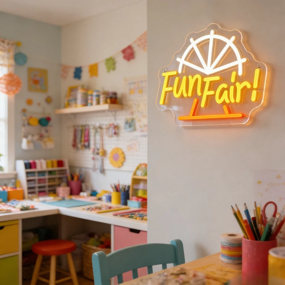 Fun Fair LED Neon Light for Wa - Outdoor Lighting Decor Ideas 评论和价格