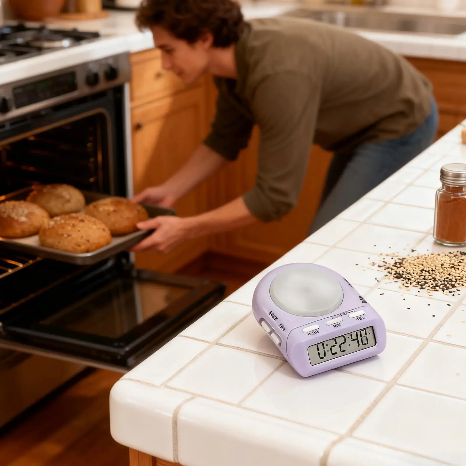 Digital Timers For Cooking Digital Silent Countdown Timer Small Vibration Alarm For Classroom Cooking School Study Work
