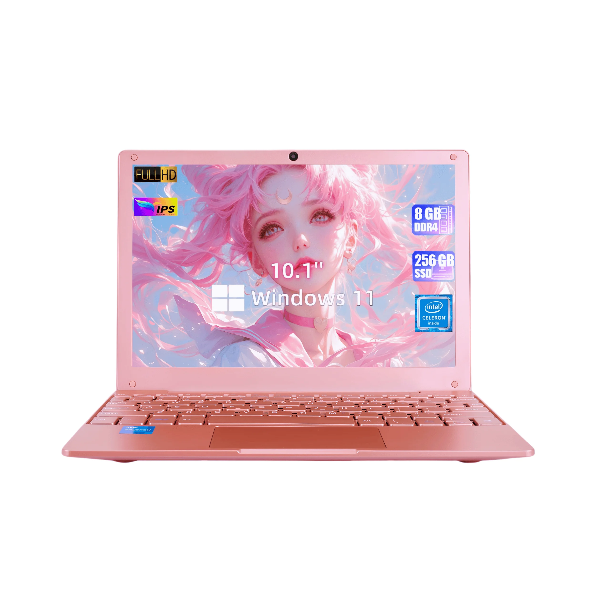 

10.1 Inch Mini Portable Notebook Windows 11 Laptop 8GB RAM 256GB SSD Lightweight Ultrabook Budget Computers in Liquidation