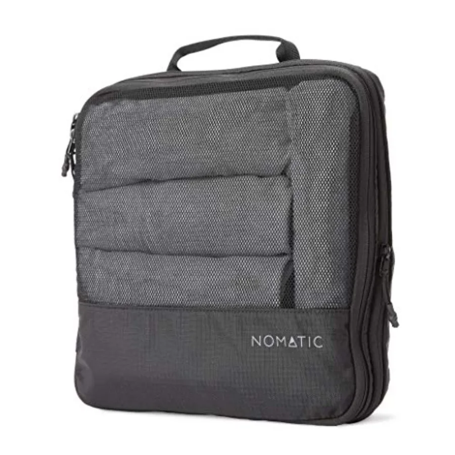 

Packing Cubes Compression Luggage Organizers for Carry-On Suitcases Travel Bags Large Storage Space Saving Transparent Blue