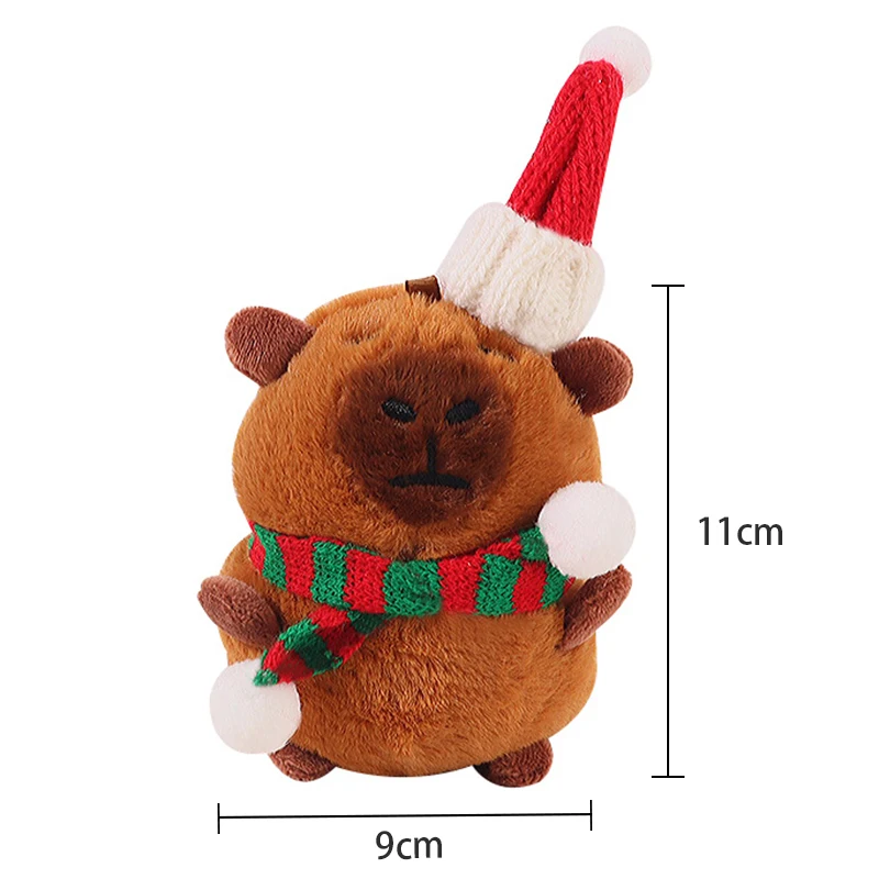 Cute Bubble Capybara Plush Toy Doll Keychain Doll Pendant Car Ornaments