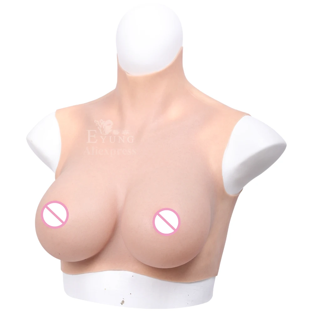 Silicone Fake Breast Cosplay Silicone Breast Forms Cross dresser Drag Queen Chest Realistic Breast