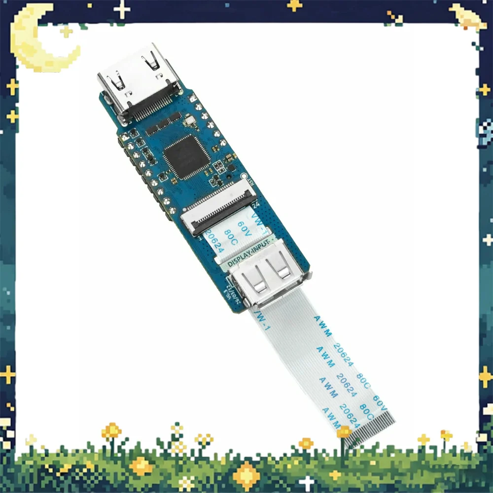 M5Stack Add-on Display In for PoE-P4 LT6911D HDMI Video Input Expansion Module for Embedded Development