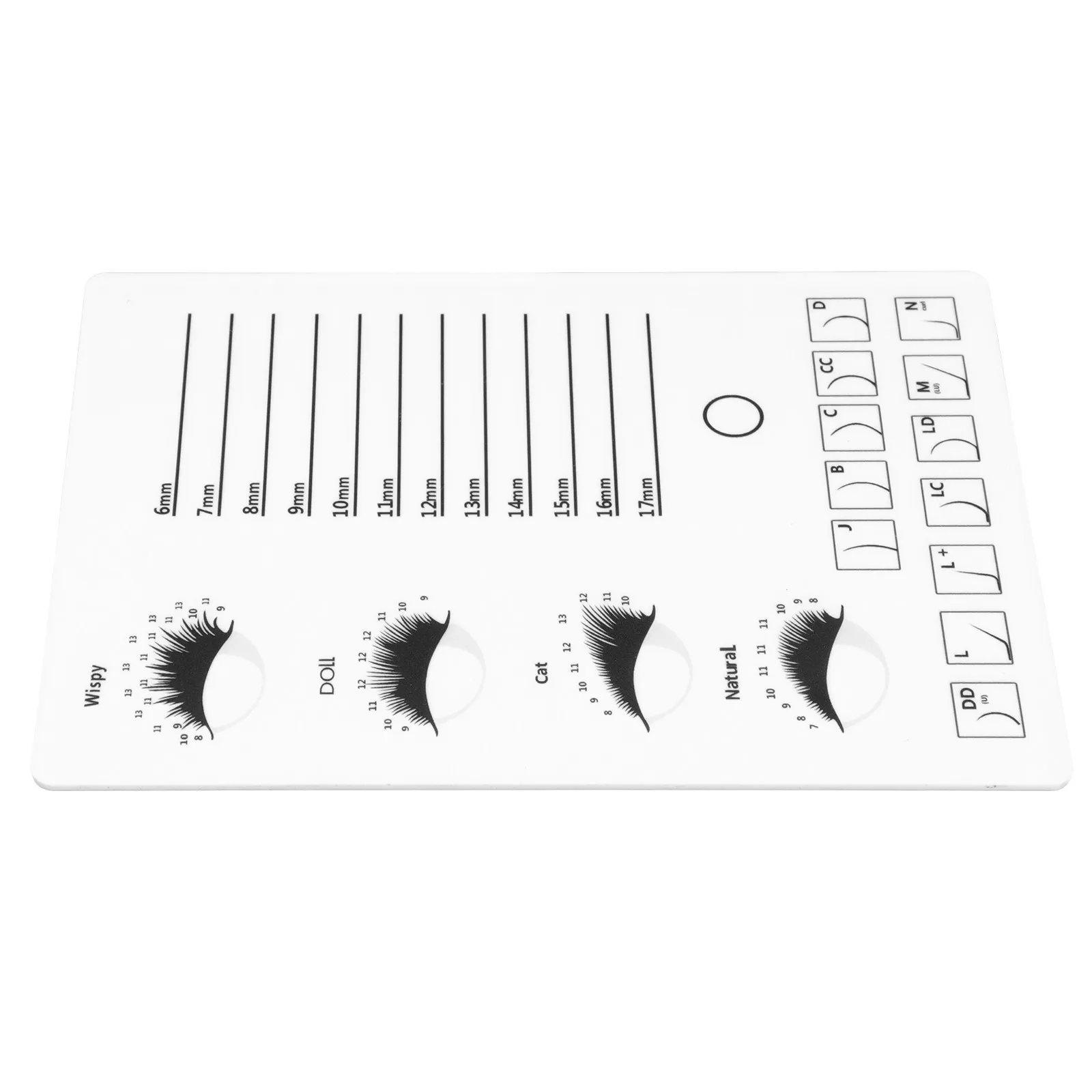 1Pcs Eyelash Display Tray Acrylic Lash Holder Lash Extension Tool Beauty Salon Supply Grafting False Eyelashes Organizer