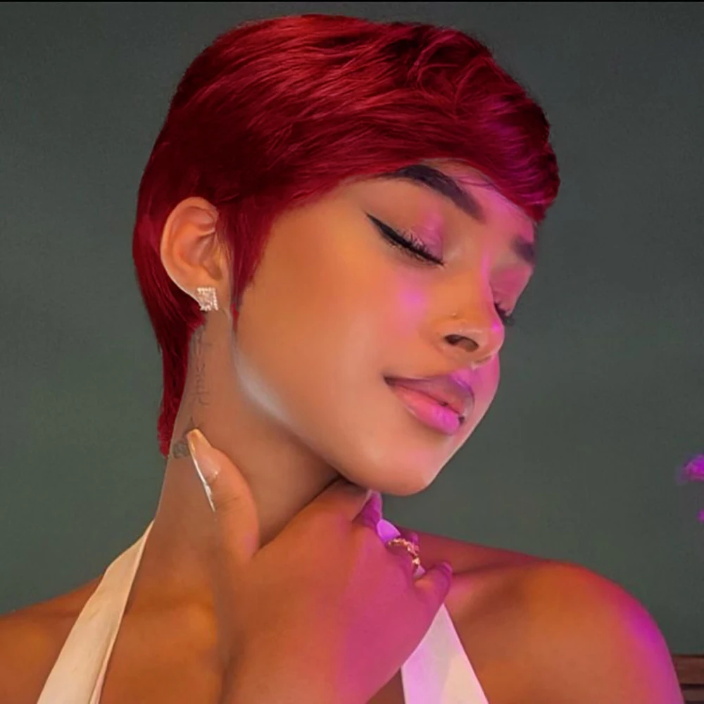 Burgundy Short Pixi…