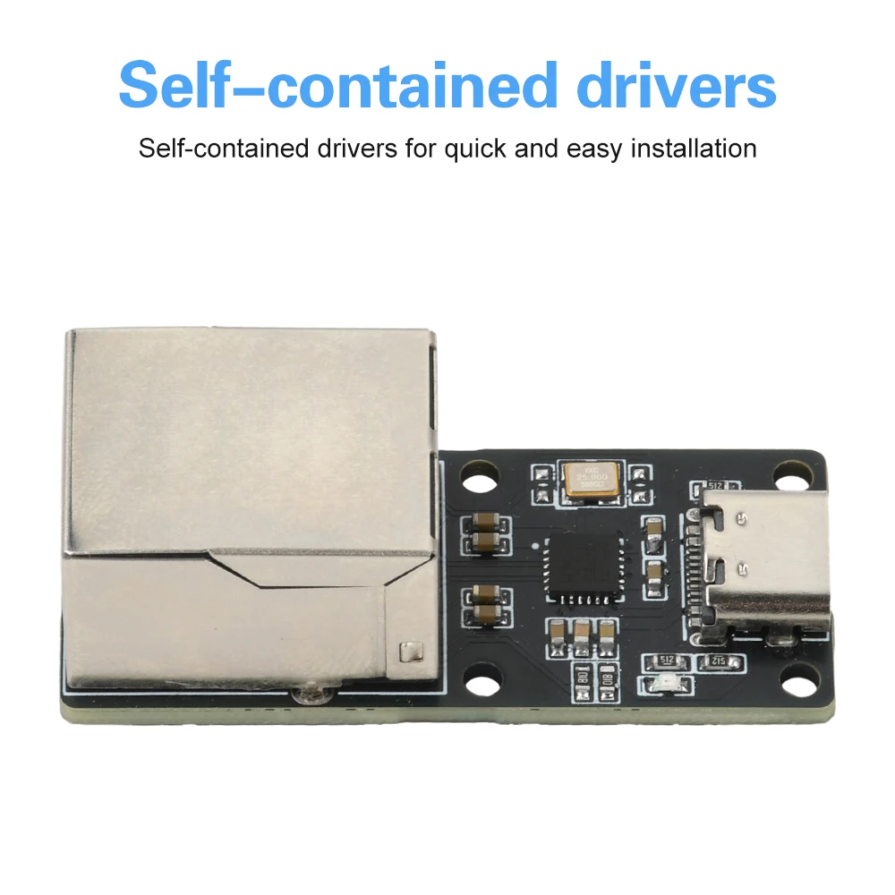 CH397A USB-C vers RJ45 Module Ethernet 100 Mbps USB carte réseau Kit de composants électroniques Interface type-c