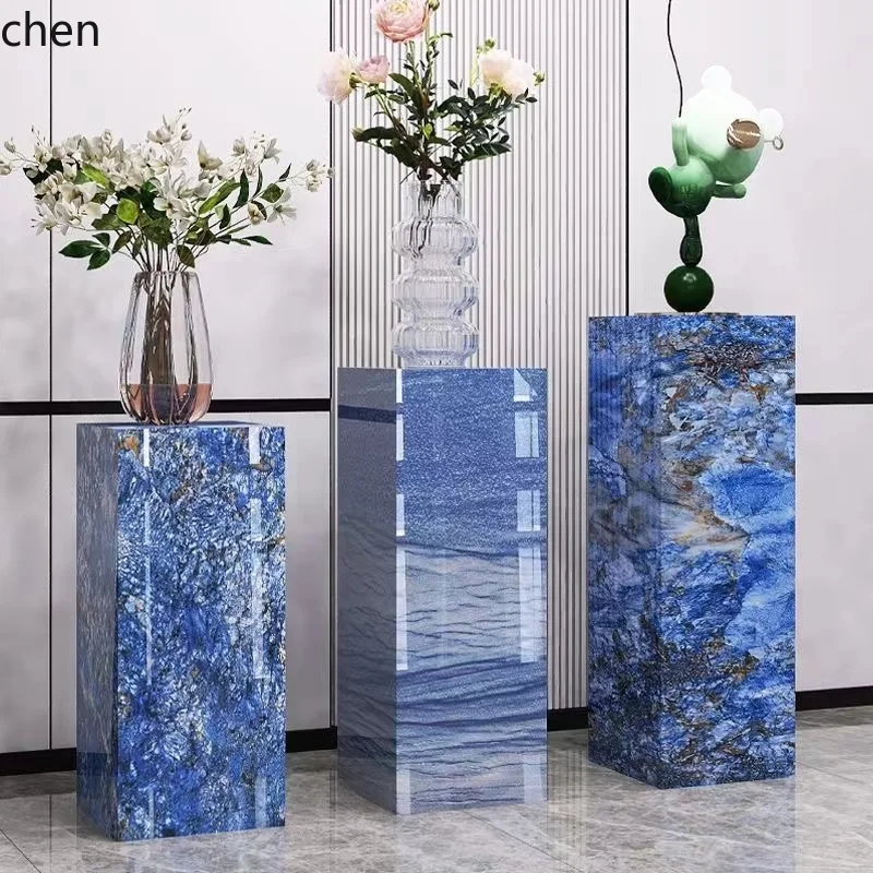

ZML flower stand home living room entrance decoration base hotel clubhouse exhibition hall display table