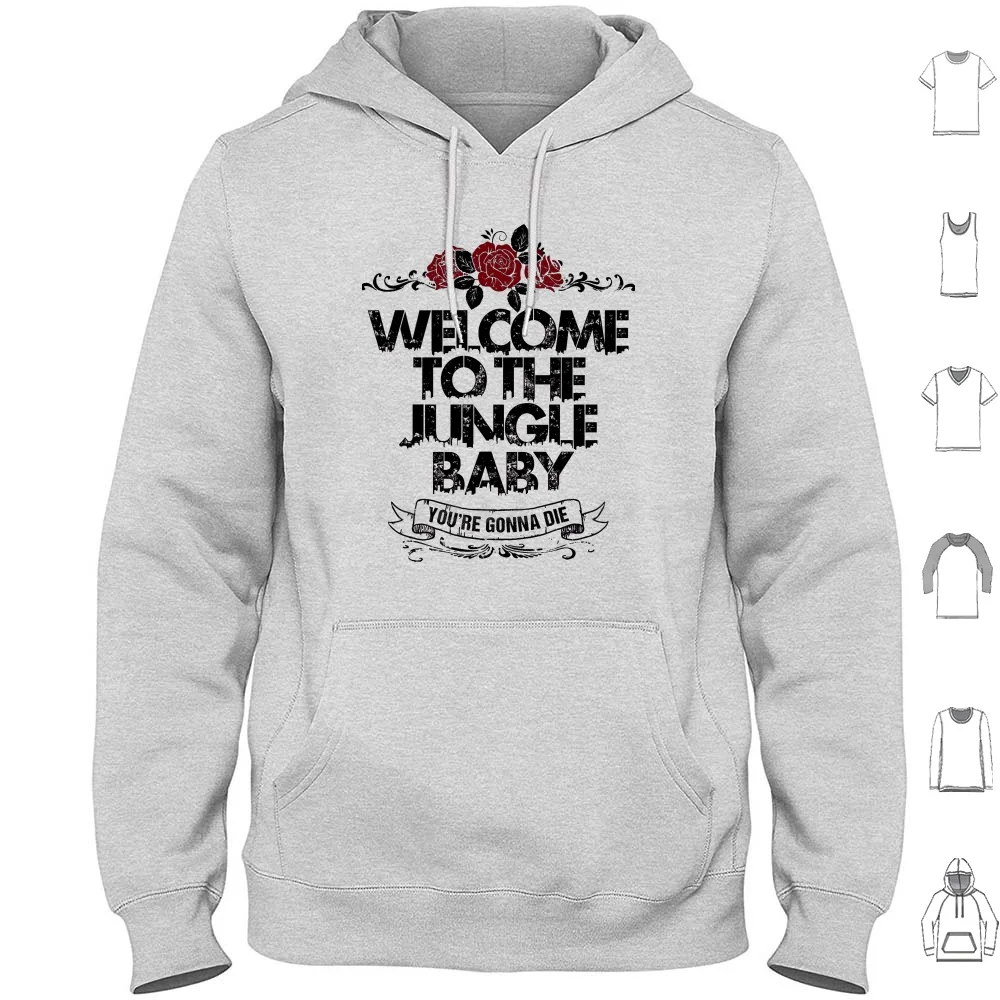 

Хлопковая толстовка с длинным рукавом в стиле джунглей Los Angeles Guns N Roses Gnr Guns And Roses Slash Axl Rose 80s Music Band Paradise