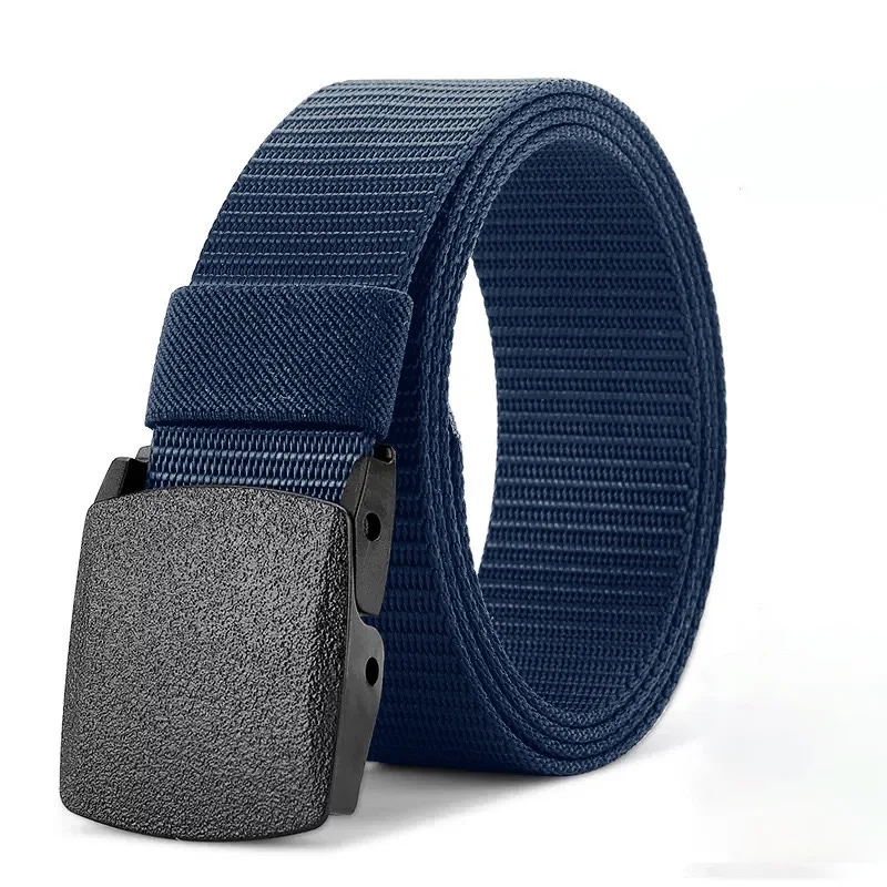 Hochwertiger Gürtel mit automatischer Schnalle für Herren, Canvas, taktischer Gürtel, schwarz, Arbeitskleidung, Freizeit, Outdoor, Militärtraining, Hosengürtel für Herren – Detail 15