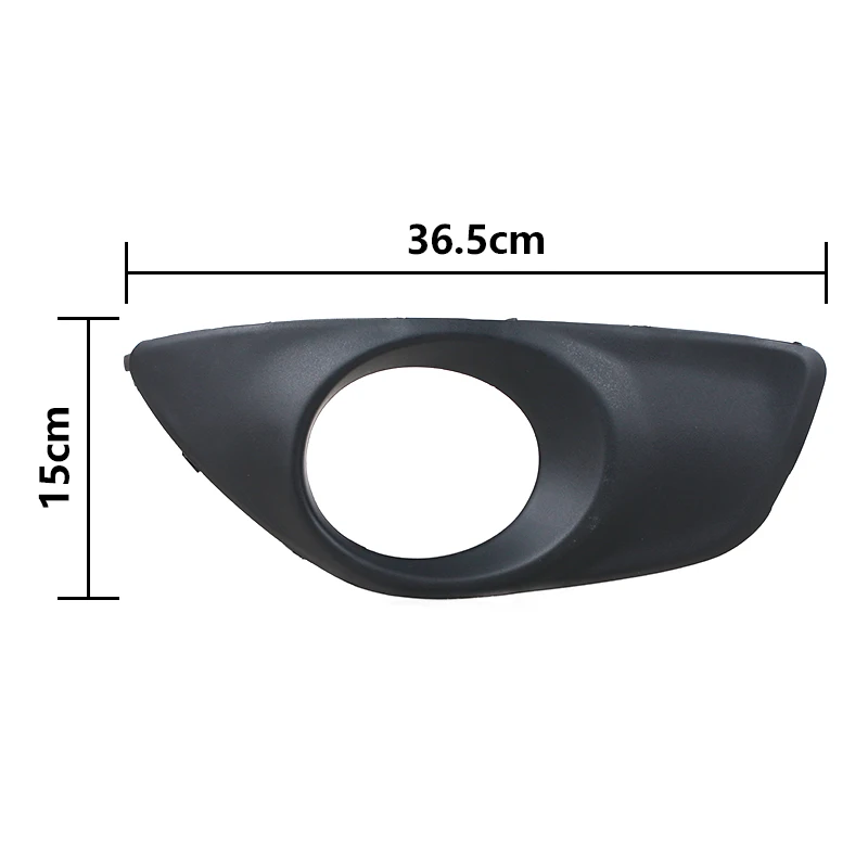 Car Fog Light Lamp Cover Trim For Hyundai Santa Fe 2009 2010 2011 2012 2013 Black Plastic Protective Cover 865232B700 865242B700