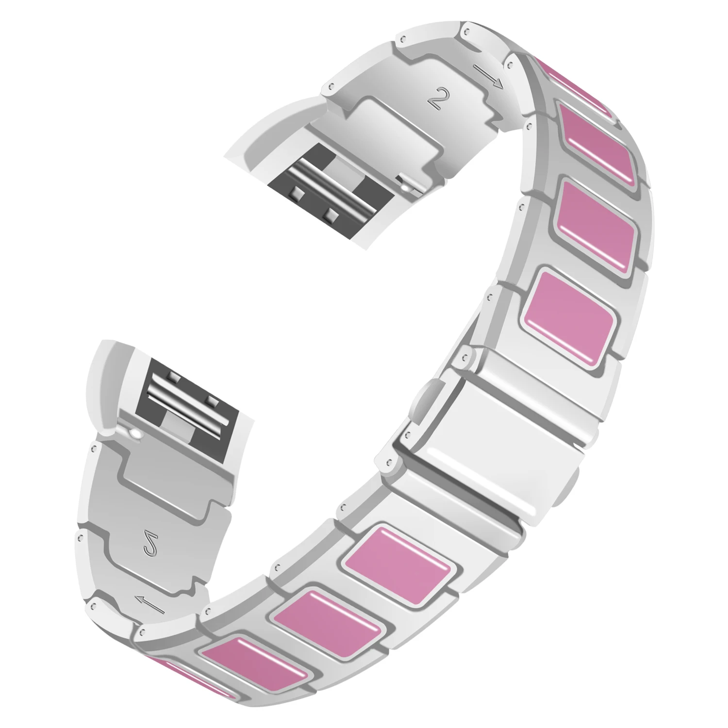 Металлический керамический ремешок для Fitbit Charge 5 6, умный аксессуар для часов Fitbit Charge 2 3 4, сменные аксессуары, браслеты