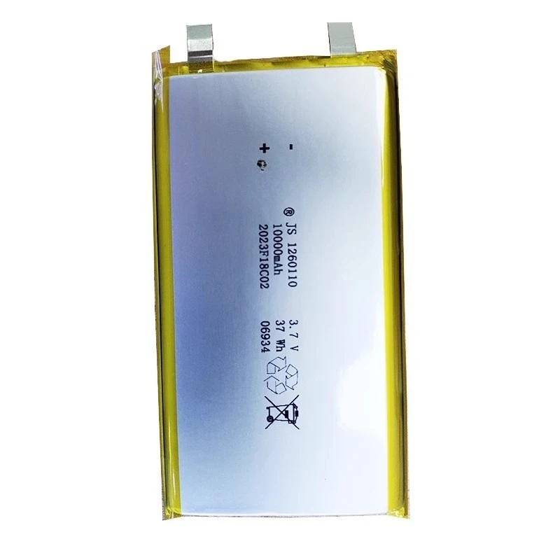 New 3.7V 10000mAh Li-Po Batter 1260110 Rechargeable Polymer Lithium Batter for Toy Power Bank GPS Laptop Camping Lights Diy
