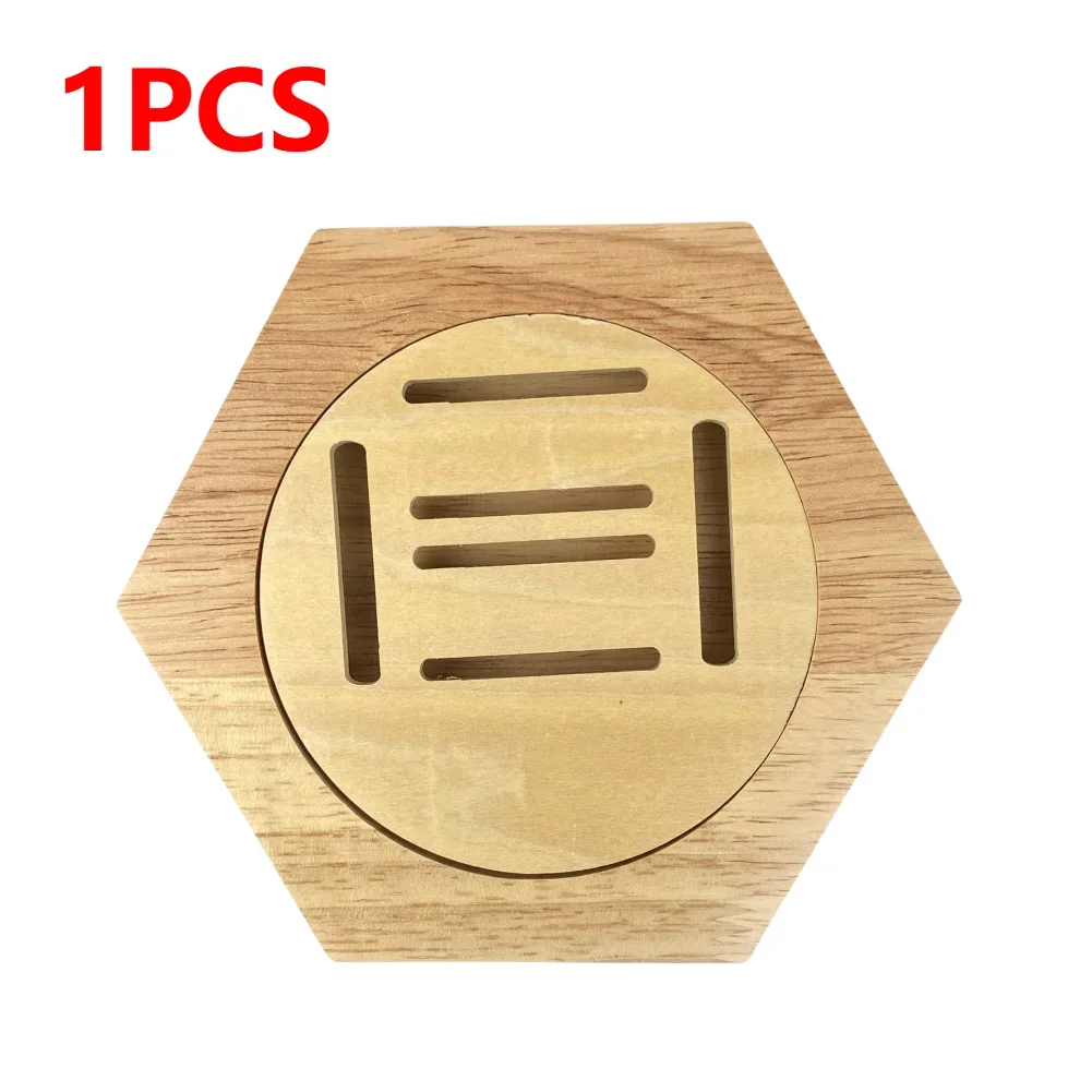 1-10 Stuks Houten Medaille Display Racks Zeshoekige Honingraat Medaille Display Stand Honingraat Combinatie Medaille Houder Wanddecoratie