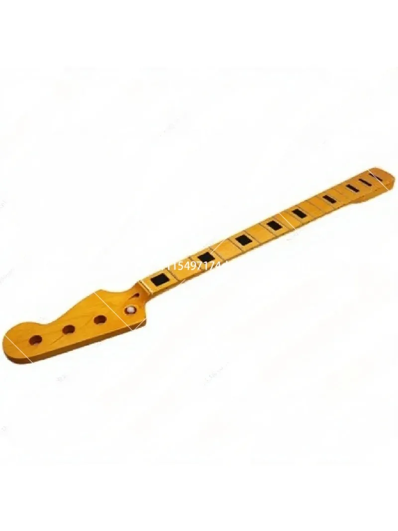 4-String Electric Bass Guitar Neck Maple Wood 20 Fret Replacement Bass Neck