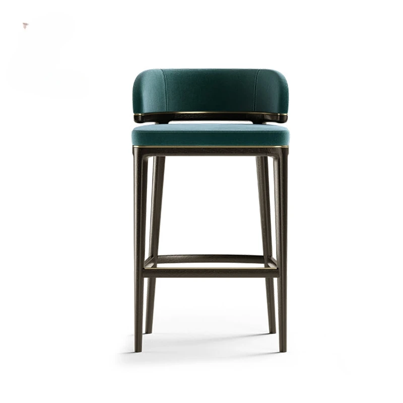 Nordic bar chairs, bar stools, minimalist modern household bar stools, high footed stools, bar chairs, bar backrests