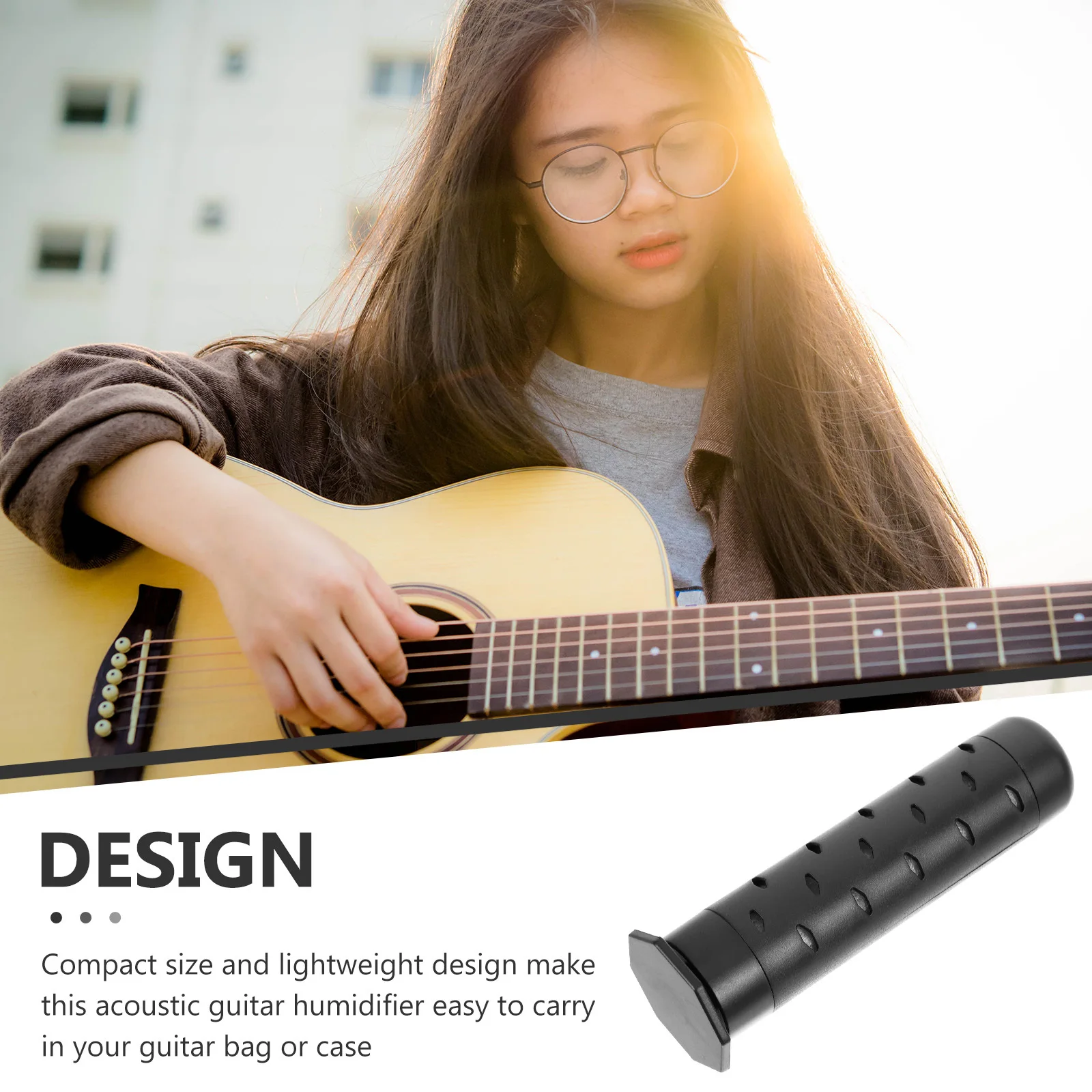 

Guitar Humidifier Portable Humidifiers for Guitars Acoustic Sound Hole Hydrometer