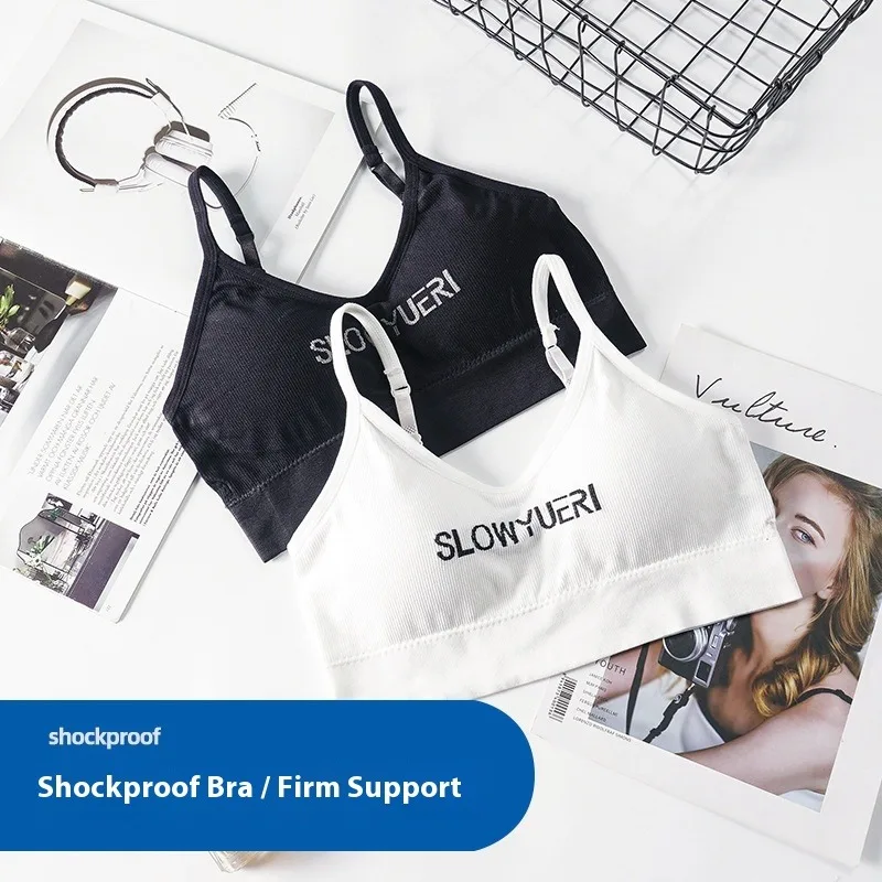 

Women's Seamless Bra Full Cup Breathable Bra Breathable Comfort Sleep Bra Running Fitness Sports Bra Suspenders