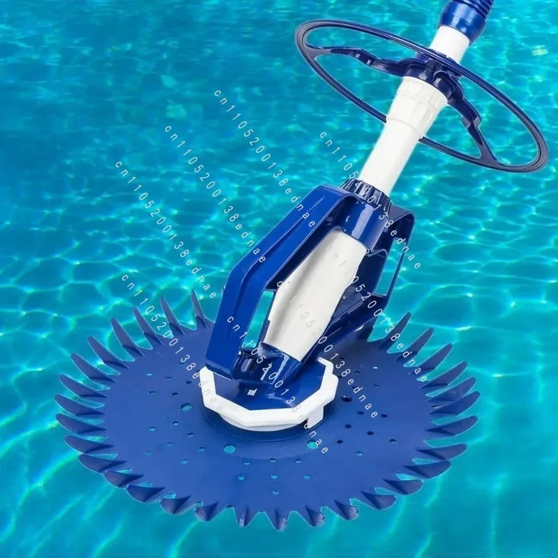 Pool Vacuum Cleaner Automatic Sweeper Swimming Pool Creepy Crawler Vacuum With 33FT Hoses (Navy Blue&White)
