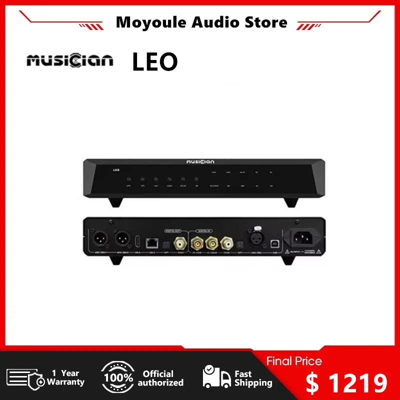 

MUSICIAN LEO High Performance Digital Interface Thesycon USB Audio Interface ARM STM32F446 Multiple Ouput Input FPGA DSP I2S