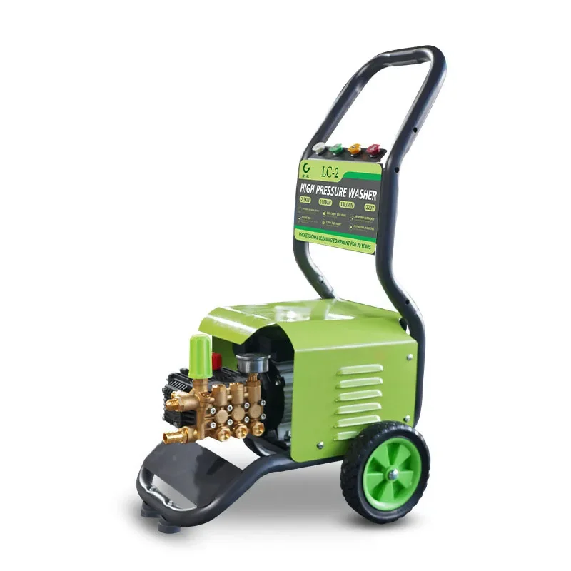 Lavatrice per auto ad alta pressione 120Bar 14L/Min 220V Lavaggio Lavatrice interamente in rame ad alta potenza ad altissima pressione
