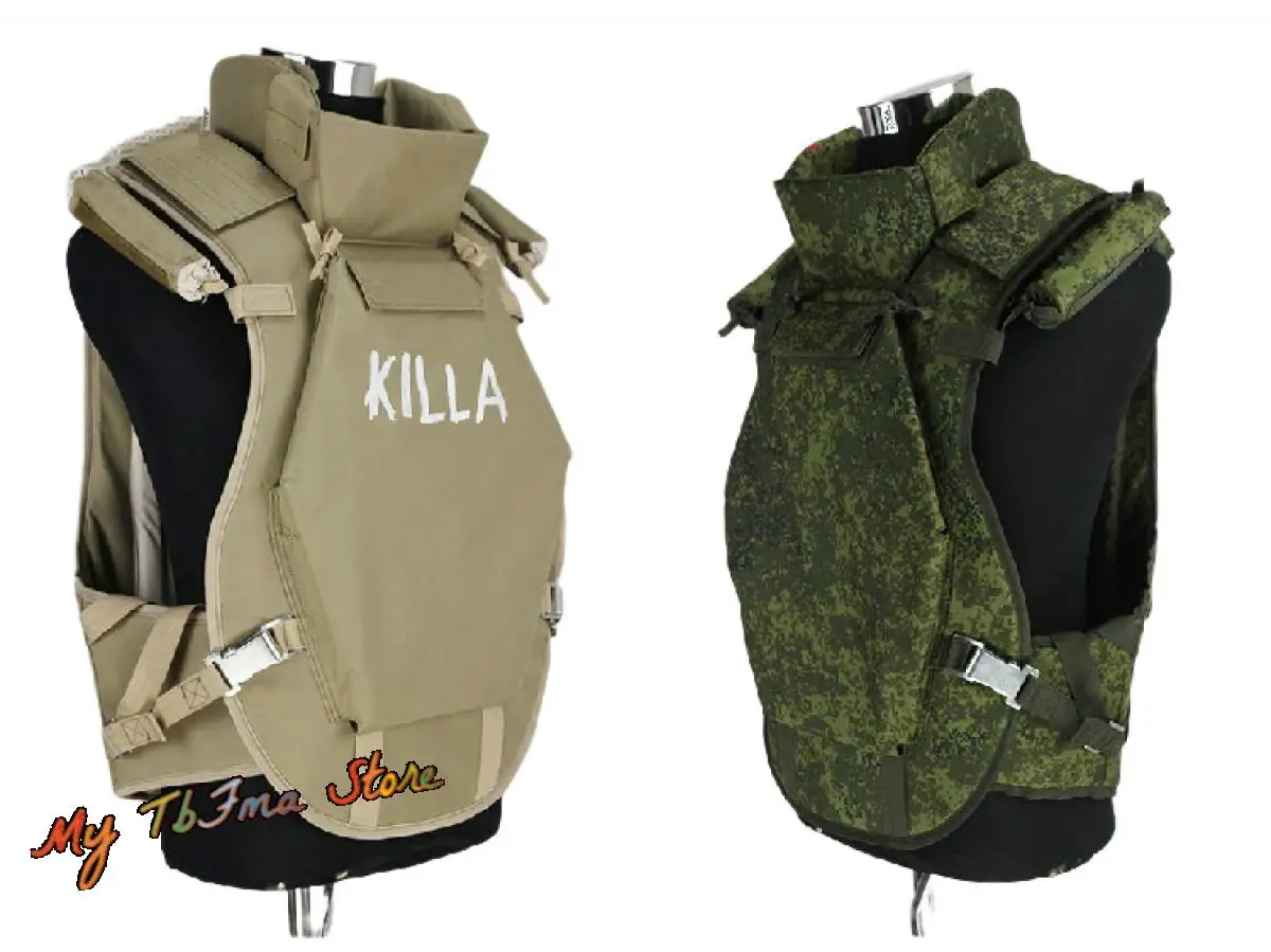 Русский тактический жилет 6b13 Killa Armor Ver Jacket W/Hangers Bag & Little Green Man EMR 6B13/6B45 Бронежилет и тяжелый шлем MASKA