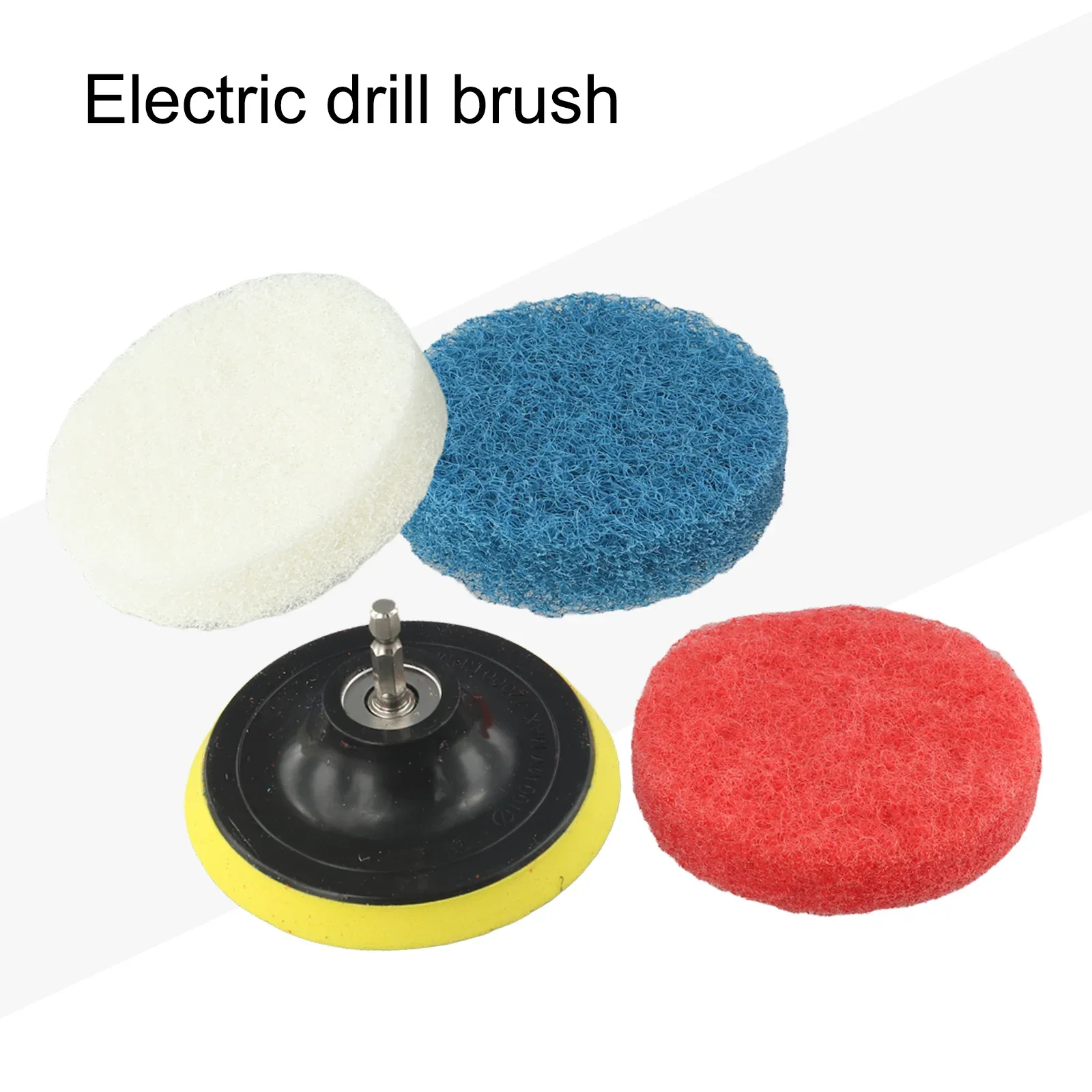 Brush Pads Power Bathroom Accessory Scrubber Scrub Tile Cleaning Attachment Automatic Spin Drill Kitchen Scouring