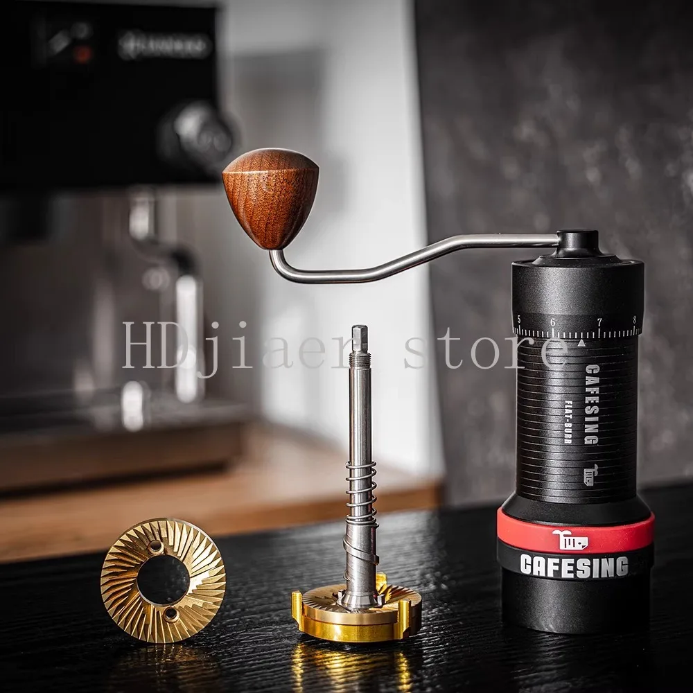 مطحنة قهوة CafeSing Orca، لدغ معدني مسطح بالكامل، ممتازة للصب والإسبريسو