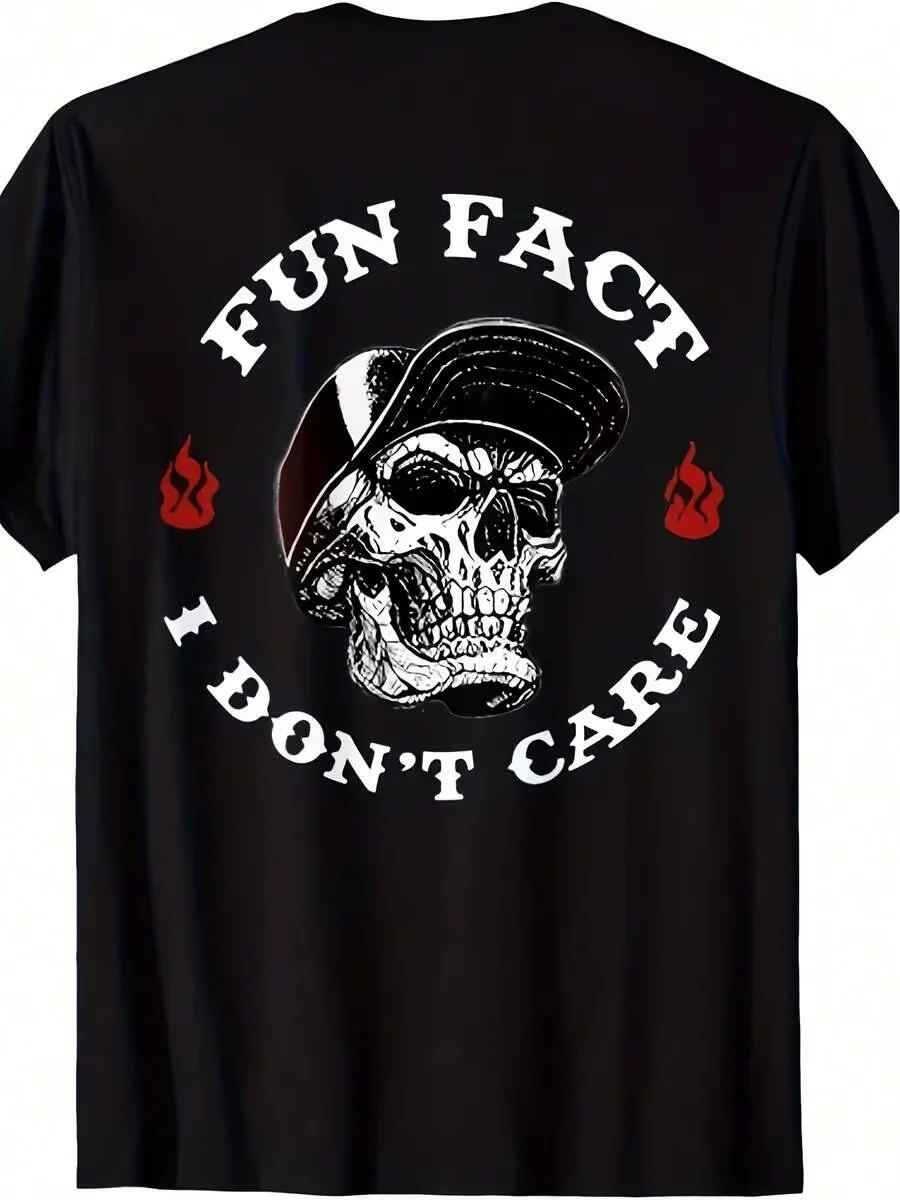 Humorous Skeleton-Shirt With Lightweight Breathable Design, Featuring A Funny Bone Graphic, Casual Wear Men, And Easy To Wash, 100% Cotton Trendy Y2K Short-Sleeve Tee-Soft, Quick-Drying, Moisture-Wicking, Great Gift for Christmas or Halloween.