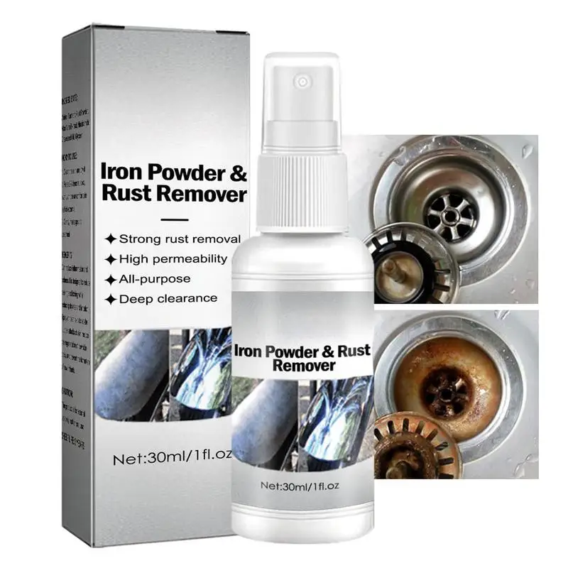 

Multipurpose Rust Remover 1.01oz Rust Dissolver Spray For Automotive And Metal 1.01oz Rust Cleaner Exhaust Pipe Lock Motorcycle