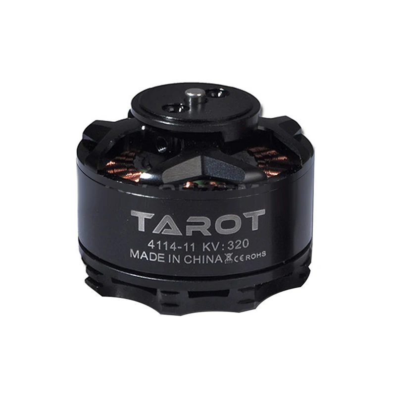 

320KV Tarot 4114 MultiRotor Brushless Motor for Agriculture Drone Black Orange 4mm Bearing Shaft Model TL100B08-01 TL100B08-02