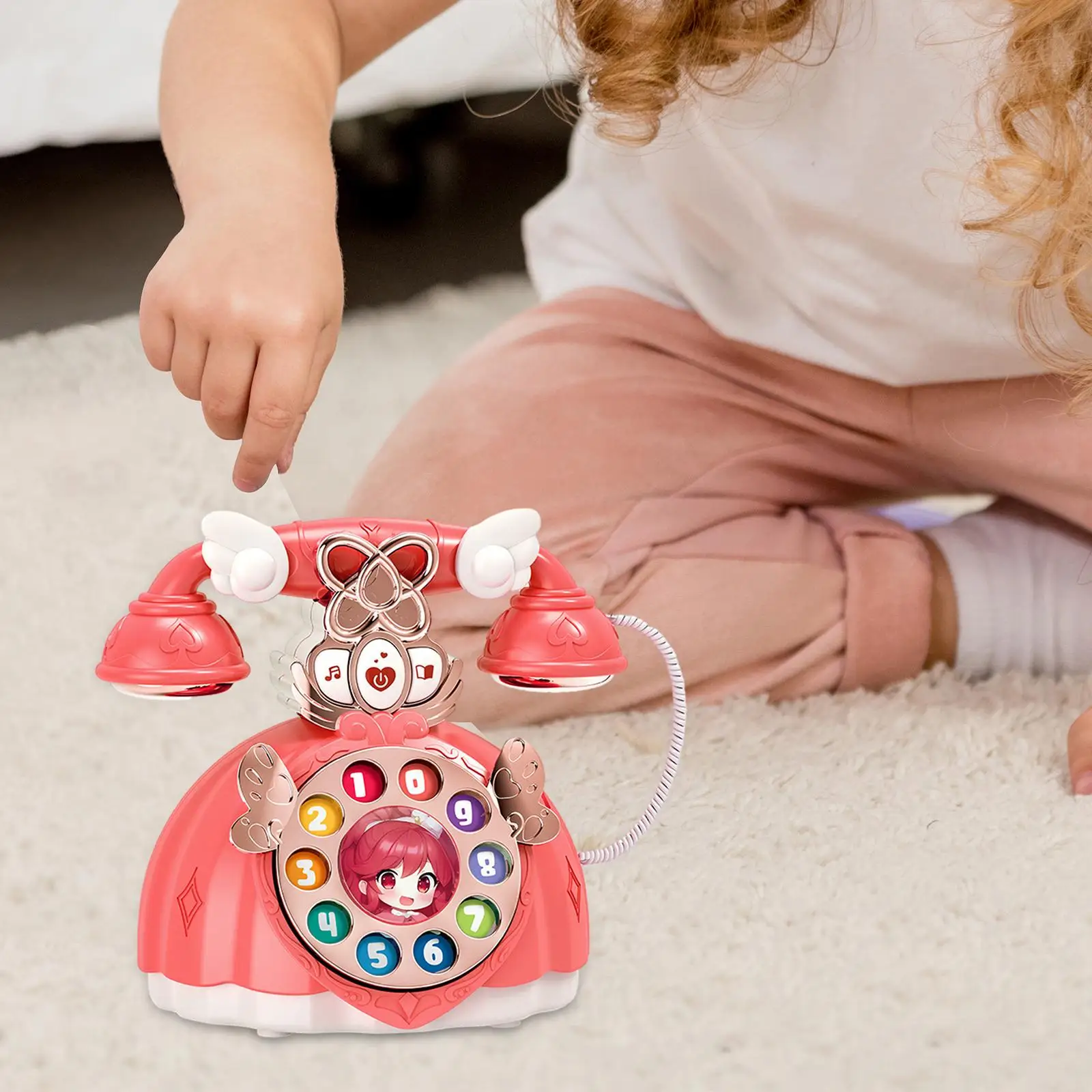 Jouet de téléphone durable pour bébé, jeu coule parent-enfant, activités d'apprentissage pour garçons et filles, jouet créatif, cadeau d'anniversaire alth