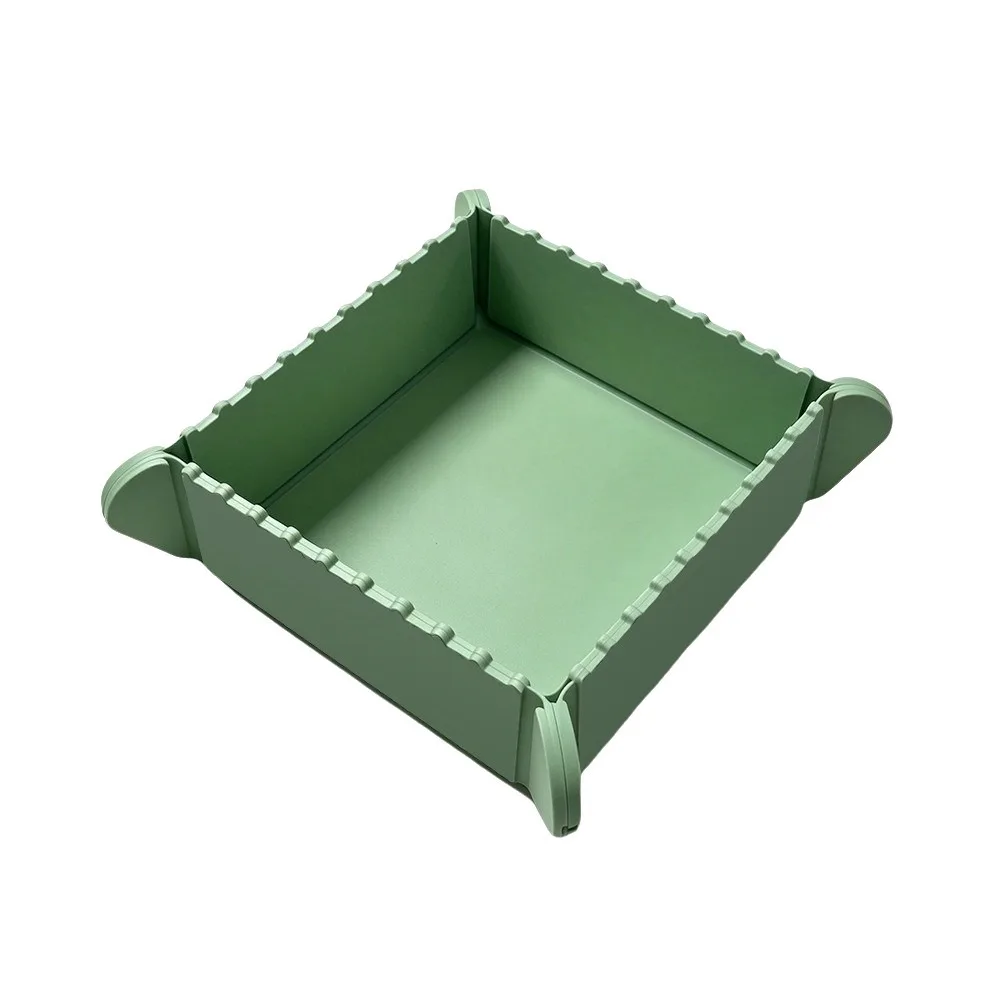 Silicone Heat Insulation Pad Non-slip Stackable Magnetic Storage Box Anti-scald Reusable Portable Food Organizer Hiking