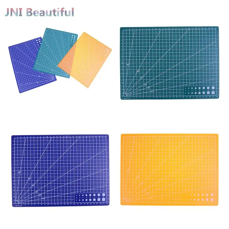 Peerless 1PC 30*22cm A4 Grid Lines Self Healing Cutting Mat Craft Card Fabric Leather Paper Board