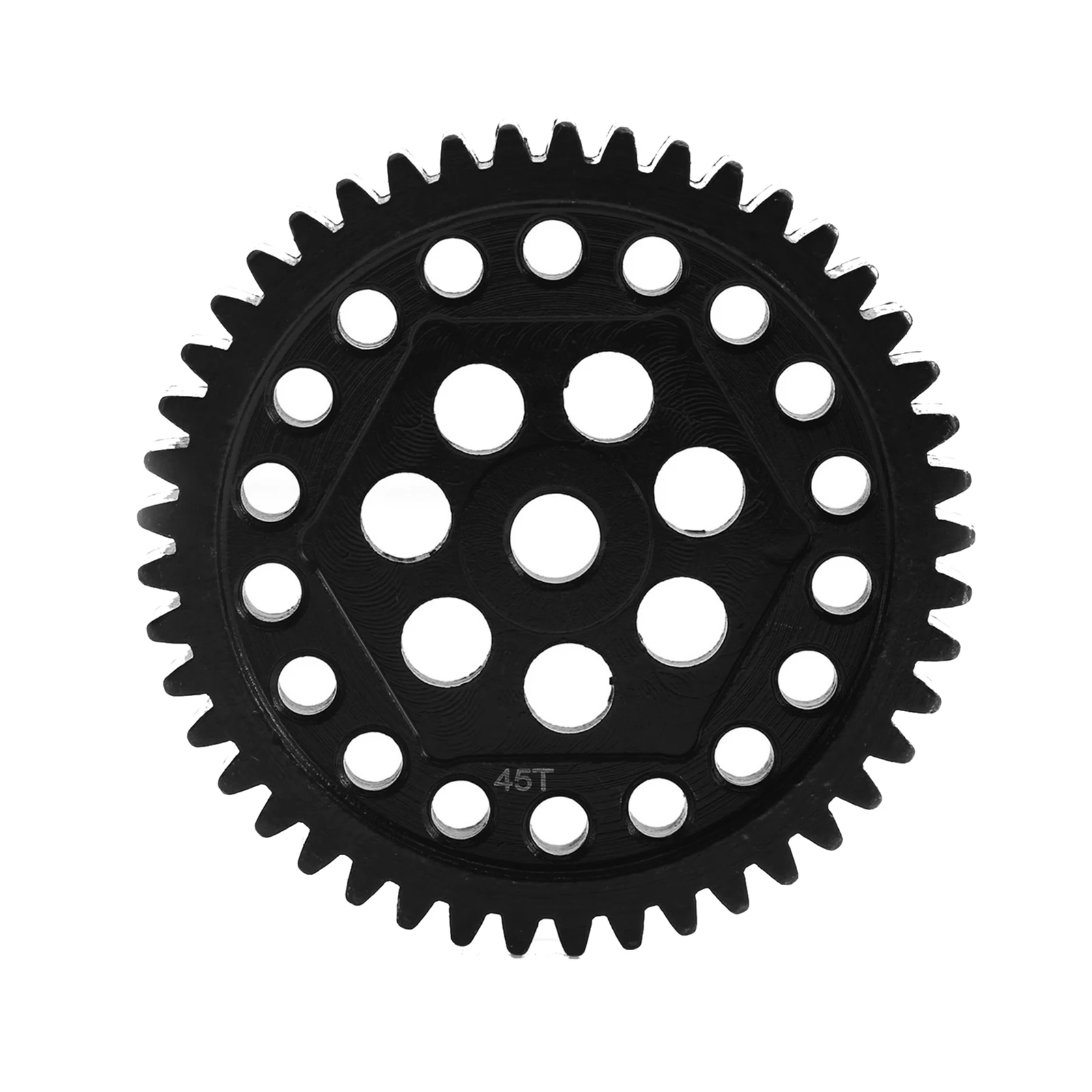 1Pc 39T / 45T Steel Spur Gear Mod 0.8(32P) Replacement For Traxxas TRX-4 TRX-6 1/10 RC Crawler Car Accessories Repair Part Black