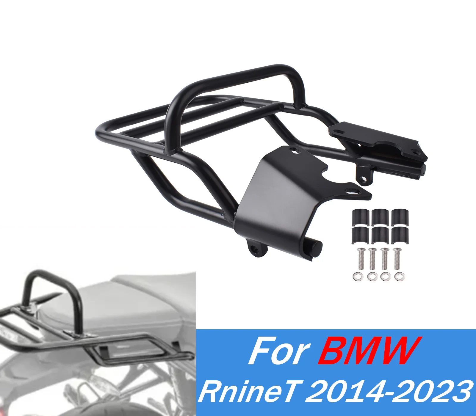 

For RnineT Rear Luggage Rack Motorcycle Tail Suitcase Carrier Support Shelf For BMW R NineT Urban G S Scrambler Pure 2014-2023