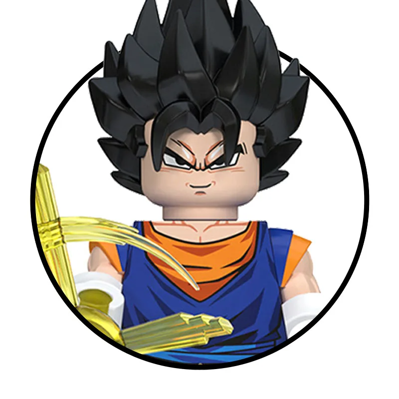 80 Stück wm6181 Goku Vegeta Torankusu Broli Bausteine Mini-Actionfiguren Zubehör Halloween Weihnachtsgeschenke für Kinder