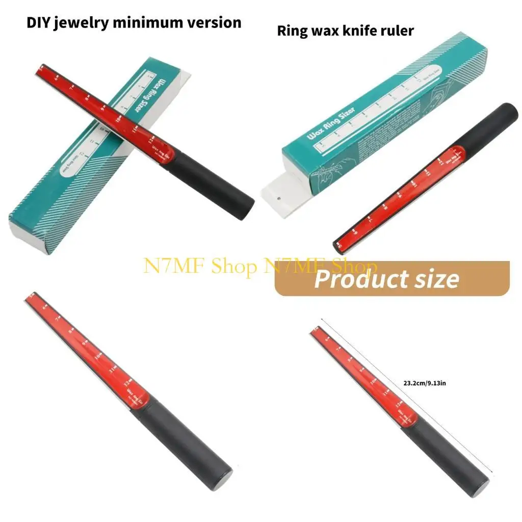 

N7MF элегантное кольцо, линейка для пошива инструментов, инструмент для изменения размеров колец для любителей ювелирных размер