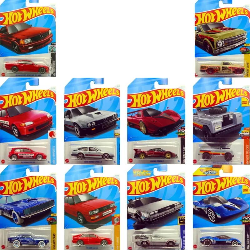 mattel hot wheels Mainline Series 2023 2024 Case  Collectible Car Toys Diecast Vehicle Random 1 pcs 10 Pcs