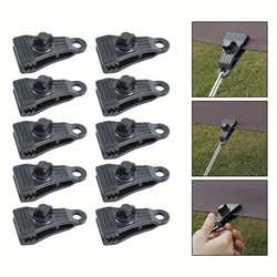 5/10PCS Clip per tenda da esterno Clip di fissaggio antivento regolabile Clip di stoffa per impieghi gravosi fissaggio a tensione ad alta resistenza adatto