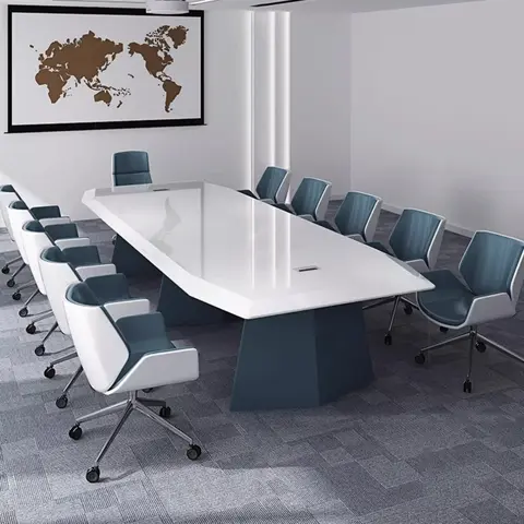 160 cm to 500 cm Modern luxury paint Conference Tables Negotiation training desk gaming long Office table chairs furniture