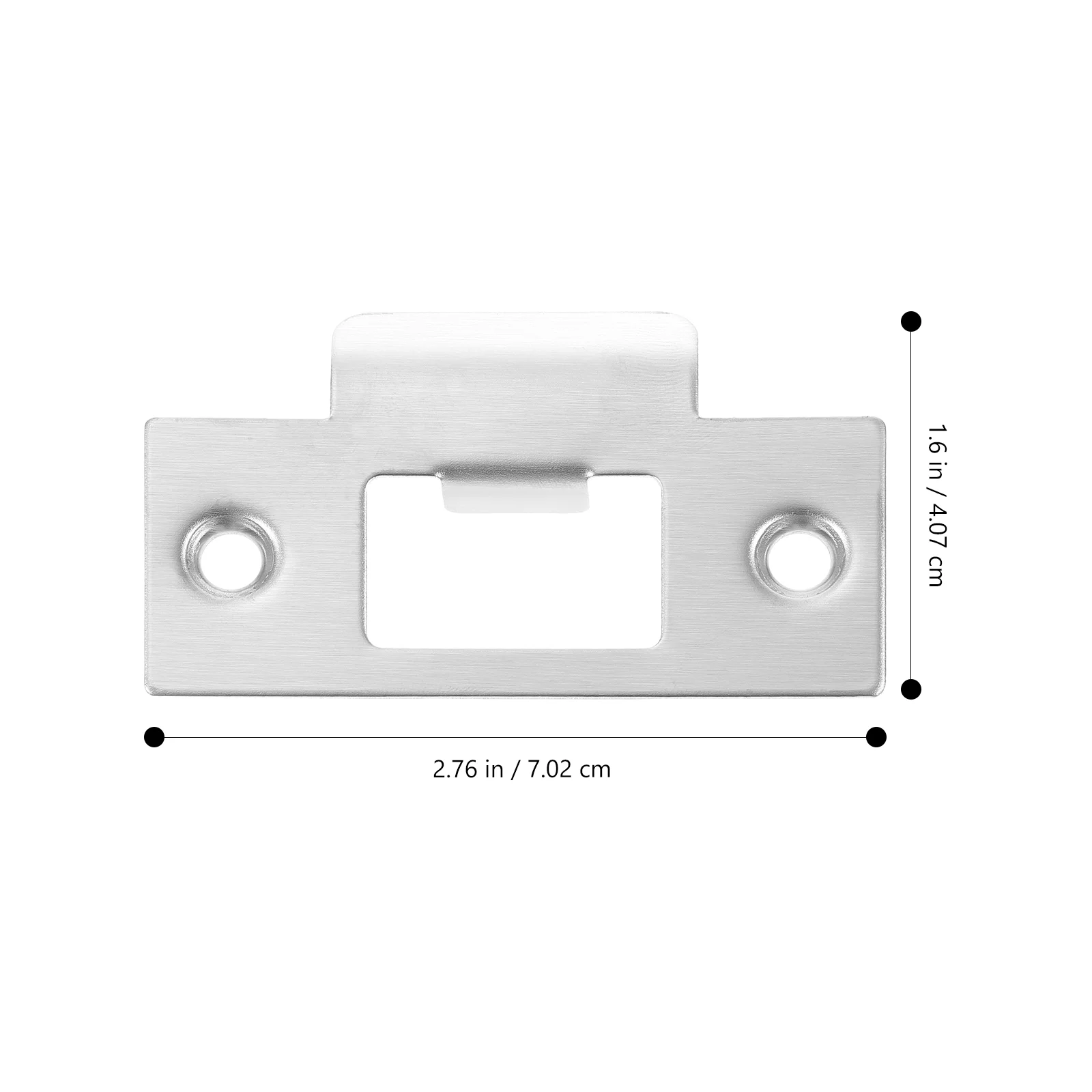 Door Latches Strike Plate Steel Strike Plates For Interior Doors Plug Lock Body Side Strip Plate Lock Door Latch Fitting