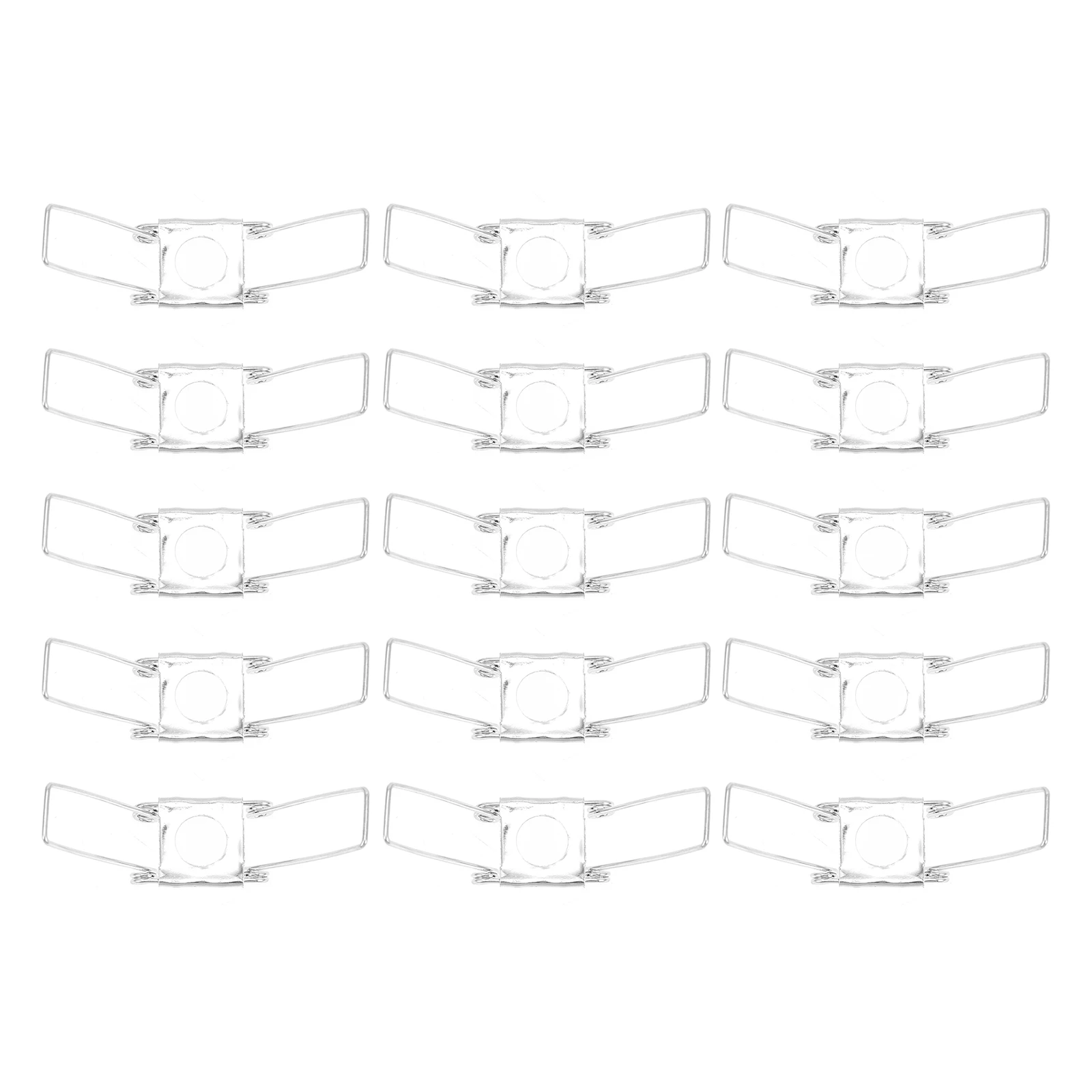 

20 Pcs Spring Clamps Clips Durable Iron Material Easy Install Pendant Light Shade Spring Clamps Pendant Light Shade Accessories