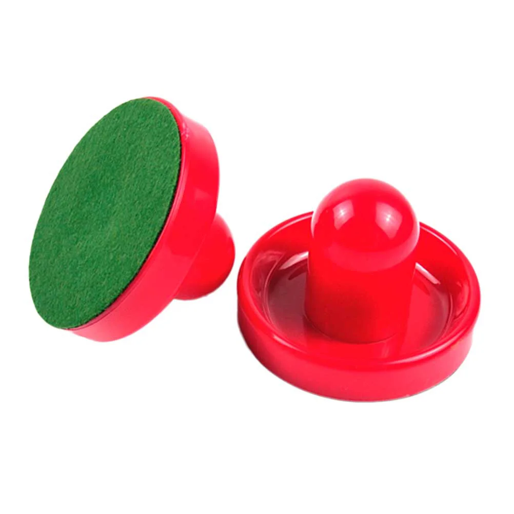 2 PCS Standard Air Hockey Tables Supplies Handles Paddles Putter Pushers Replacement Equipment Accessories