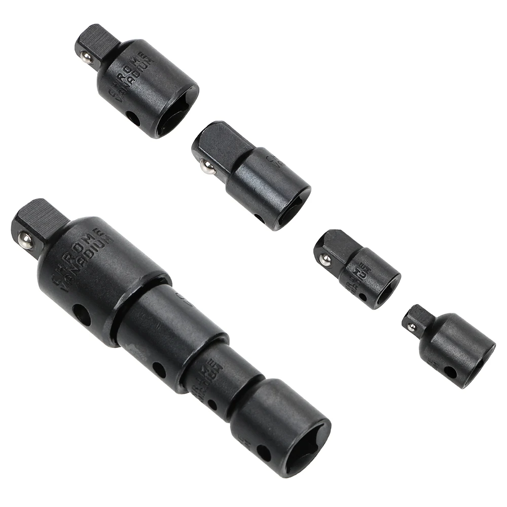 4pcs 1/4 3/8 1/2 DIYWORK High Hardness Ratchet Wrench Socket Wrench Adapter Spanner Set Converter CR-V Chrome Vanadium Steel