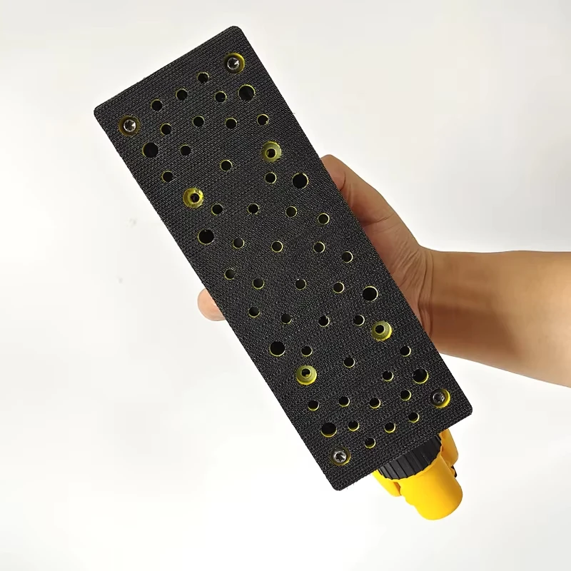 Прямоугольный электрический лоток для наждачной бумаги 70 × 198 мм для MIRKA FLEX, прямоугольная шлифовальная машина, липкий диск, аксессуары для электроинструментов