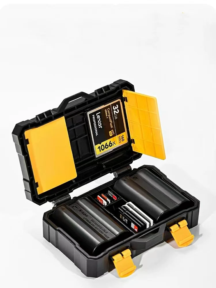 Camera battery box multifunctional CF XQD SD TF lightweight toolbox portable memory card storage box