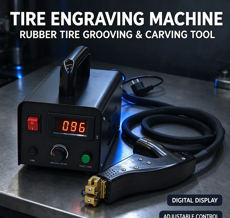 Handheld Tire Engraving Slotting Machine Rubber Tread Cutter For Used Tire Retreading