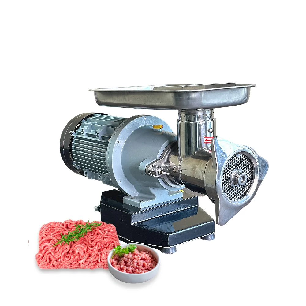 2.2KW High-Power Stainless Steel Meat Grinder Customizable Blades Easy Clean for Farm Industries New Condition Motor