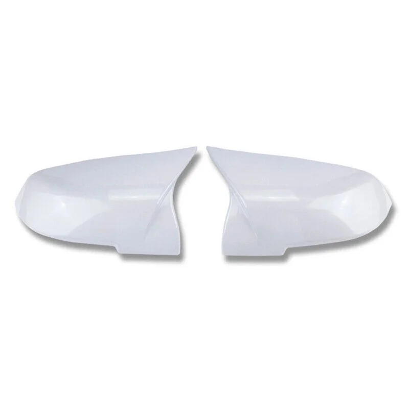 

For BMW F20 F21 F30 F32 F36 X1 M3 Fitment–2X White M3 Style Side Rear Mirror Cover Caps-ABQF