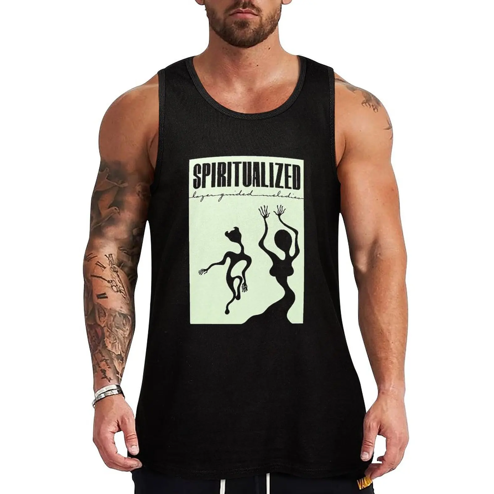 

Spiritualized Lazer Guided Melodies Tank Top T-shirt male Sports shirt man Sportswear for men